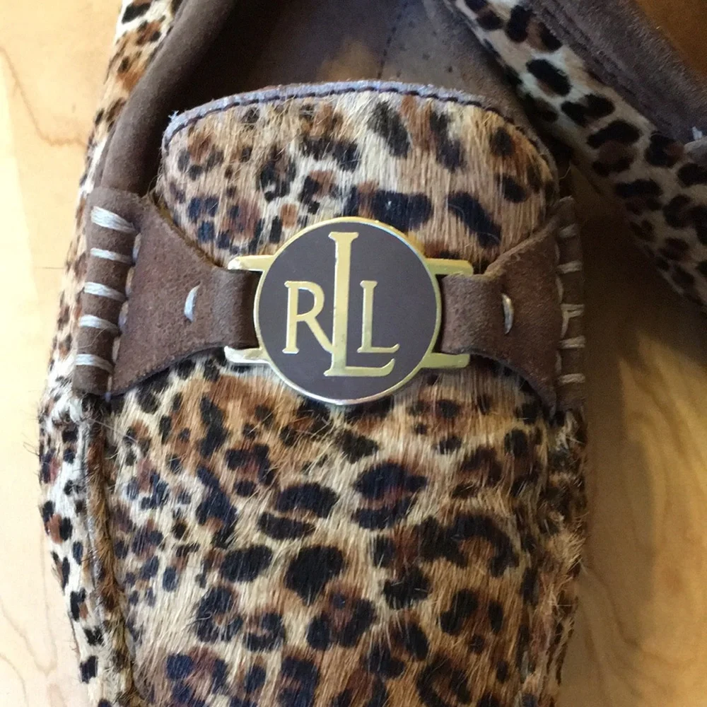 LRL Lauren Ralph Lauren Carley II Leopard Loafer - Picture 11 of 11